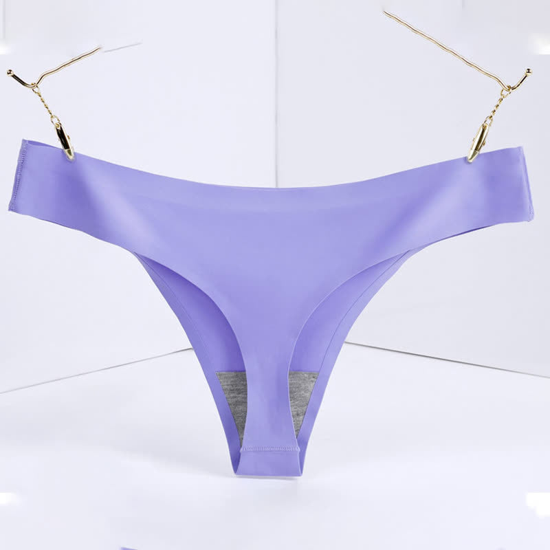 Basic Low-rise Solid Color Thong(3 Packs)