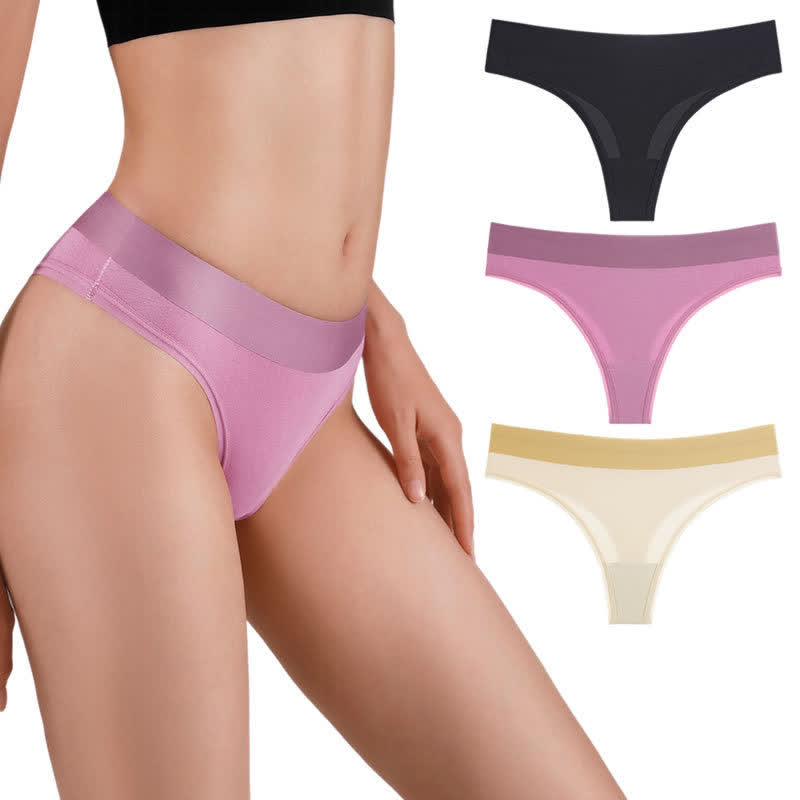 High Elastic Modal Seamless Sports Thong(3 Packs)