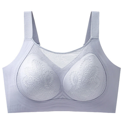 Floral Lace Stretch Lift Wireless Bra