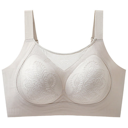 Floral Lace Stretch Lift Wireless Bra