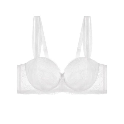 Thin Lace Minimizer Push Up Underwire Bra