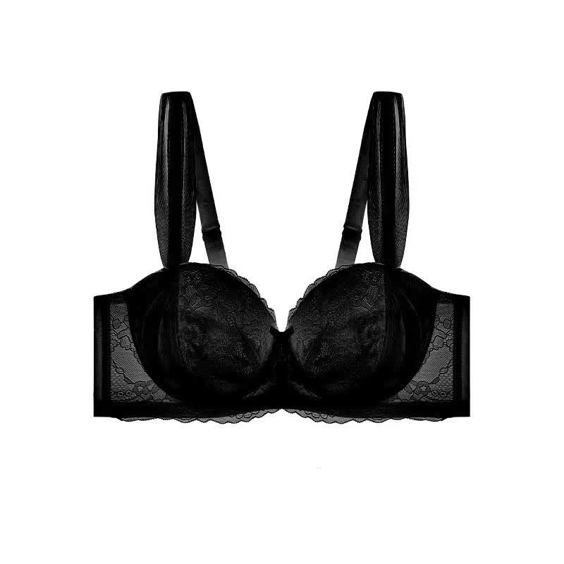 Thin Lace Minimizer Push Up Underwire Bra