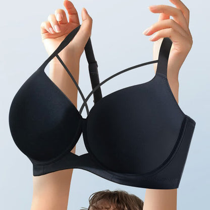 Sexy Cross Seamless Push Up Underwire Bra