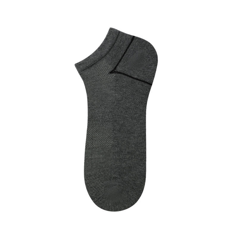 Plus Size Bamboo Fiber Ankle Socks(5 Pairs)