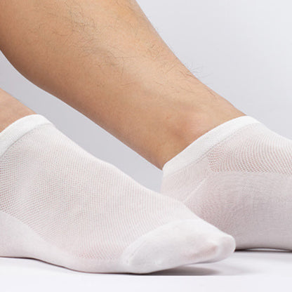 Plus Size Bamboo Mesh Ankle Socks(4 Pairs)