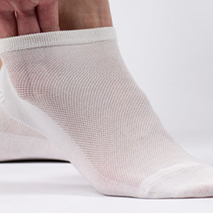 Plus Size Bamboo Mesh Ankle Socks(4 Pairs)