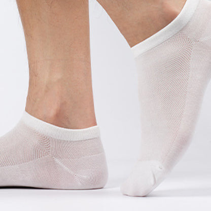 Plus Size Bamboo Mesh Ankle Socks(4 Pairs)