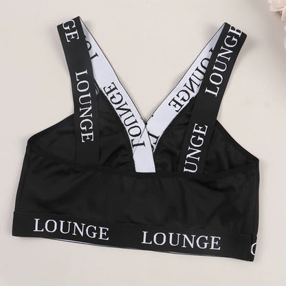 Fixed Straps Anti-sagging Wireless Sports Bra