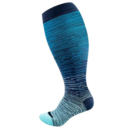 Plus Size Gradient Color Compression Socks