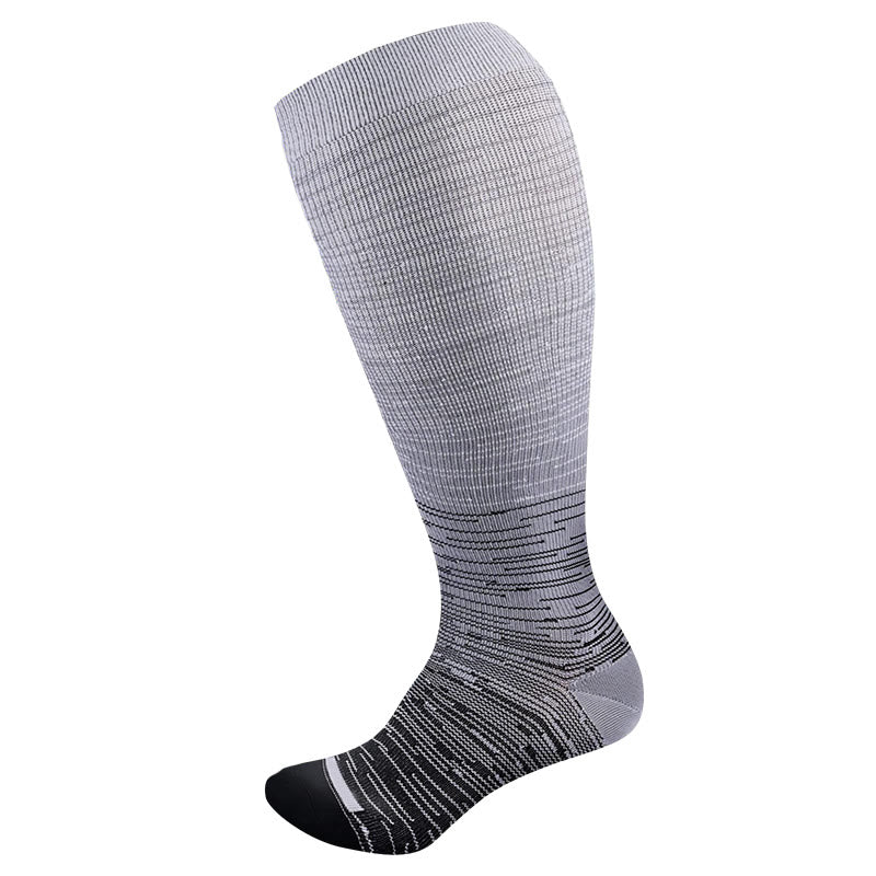 Plus Size Gradient Color Compression Socks