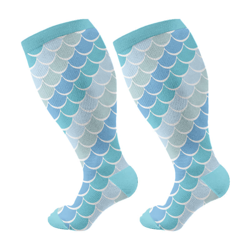 Plus Size Unicorn Compression Socks