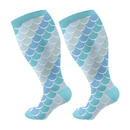 Plus Size Unicorn Compression Socks