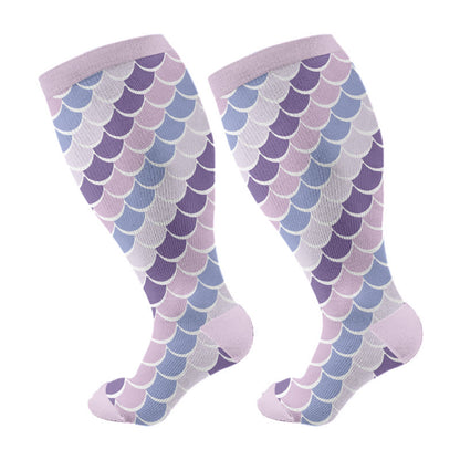 Plus Size Unicorn Compression Socks