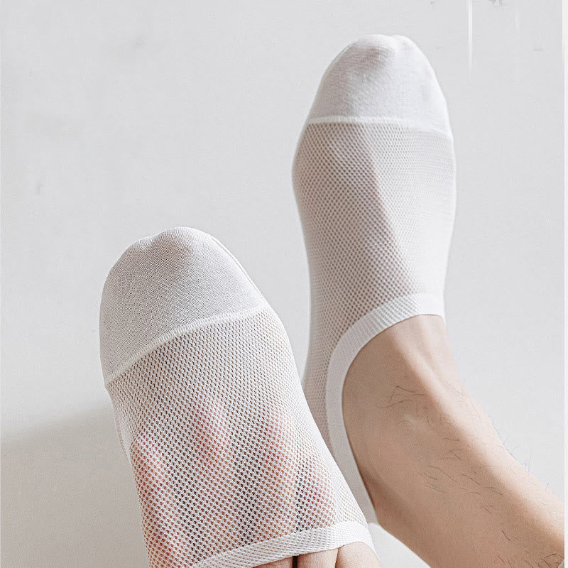 Plus Size Cool Mesh No Show Socks(6 Pairs)