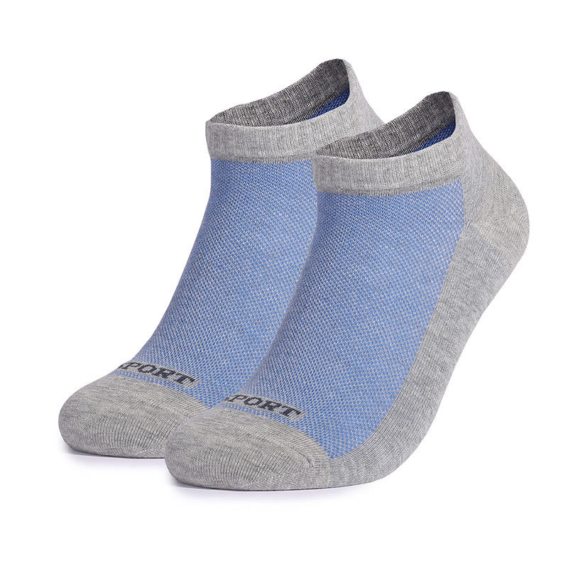 Plus Size Casual Color Matching Ankle Socks(5 Pairs)