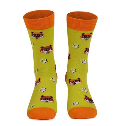 Plus Siz Cats Dogs Series Quarter Socks(4 Pairs)