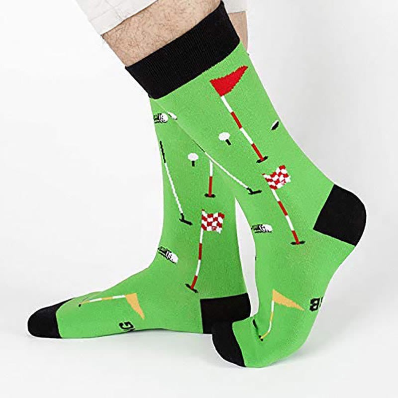 Plus Size Golf Rugby Quarter Socks(4 Pairs)