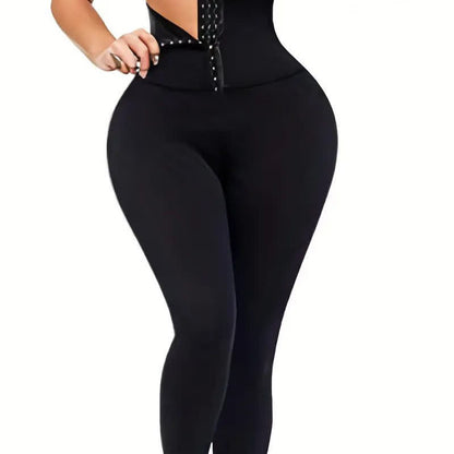 Double-breasted Corseted Fitness Shaping Pants