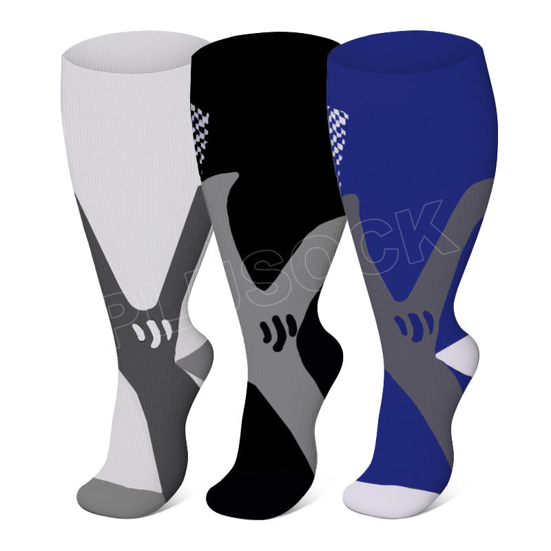 Plus Size Medical Sport Compression Socks