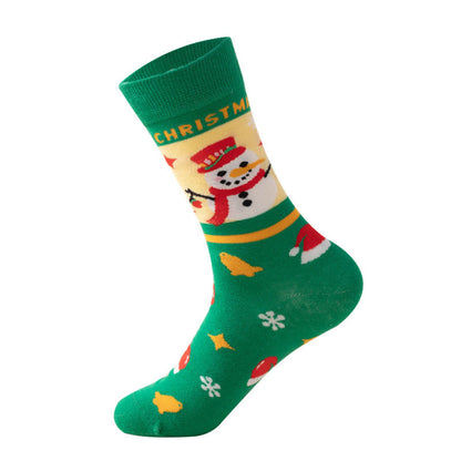 Plus Size Green Christmas Quarter Socks(3 Pairs)