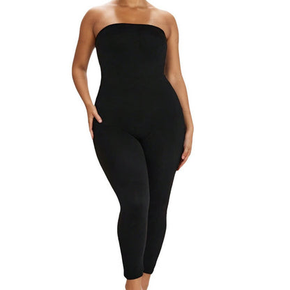 Tight Strapless Stretch Shapewear Bodysuit