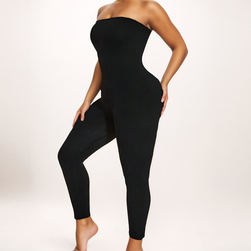 Tight Strapless Stretch Shapewear Bodysuit