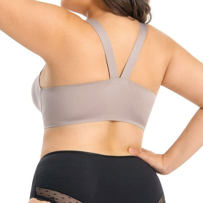 Front Closure Full Coverage Cup Seamless Wireless Bra