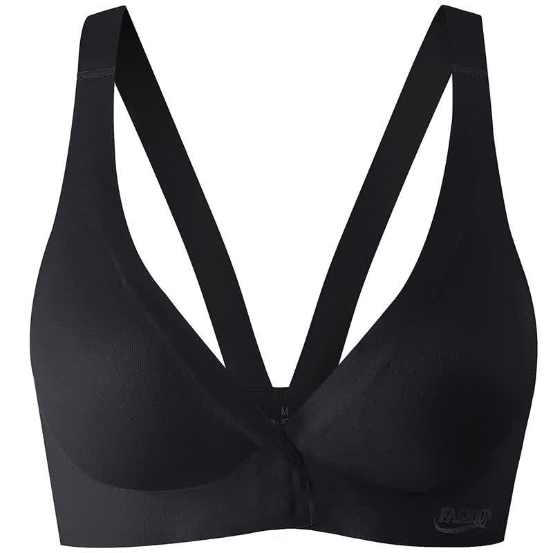 Front Closure Full Coverage Cup Seamless Wireless Bra