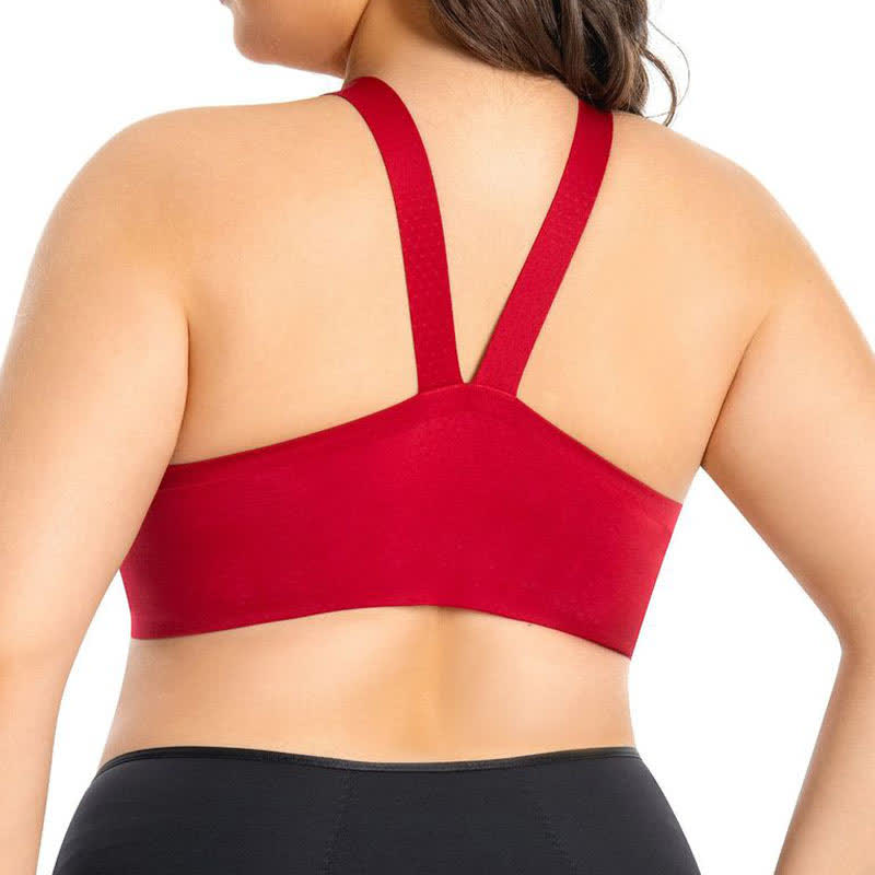 Front Closure Full Coverage Cup Seamless Wireless Bra