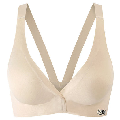 Front Closure Full Coverage Cup Seamless Wireless Bra