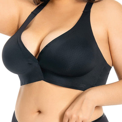 Front Closure Full Coverage Cup Seamless Wireless Bra