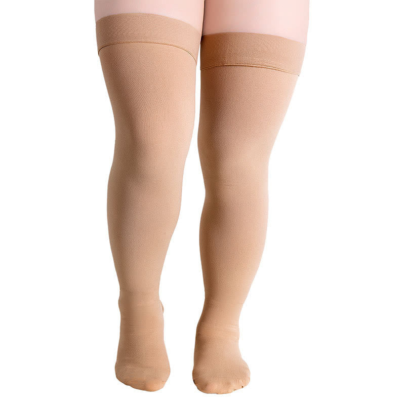 Bundle Plus Size Thigh High + Knee High Compression Socks