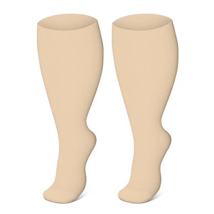 Bundle Plus Size Thigh High + Knee High Compression Socks