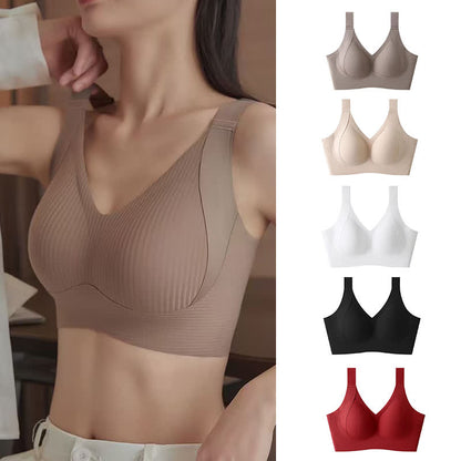 Seamless Full Cup Adjustable Wireless Bra