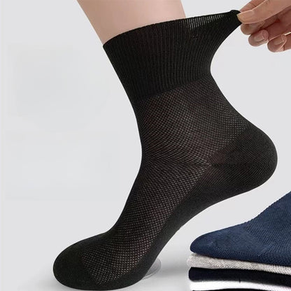 Plus Size Elegant Solid Color Quarter Socks(8 Pairs)