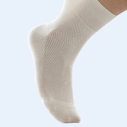 Plus Size Elegant Solid Color Quarter Socks(8 Pairs)