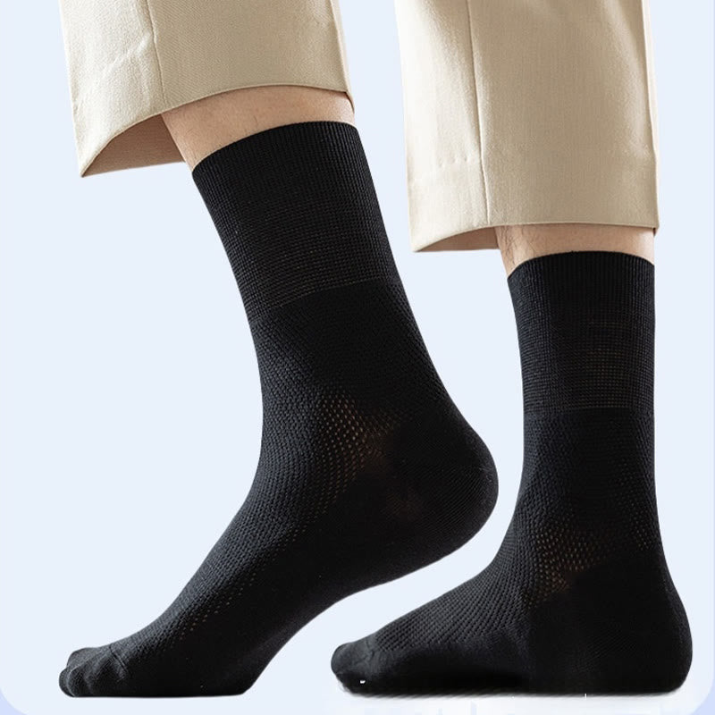 Plus Size Elegant Solid Color Quarter Socks(8 Pairs)