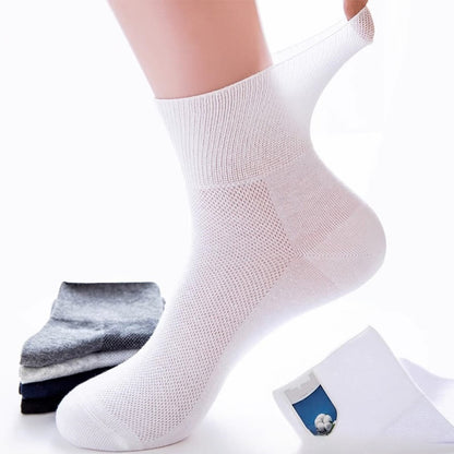 Plus Size Elegant Solid Color Quarter Socks(8 Pairs)