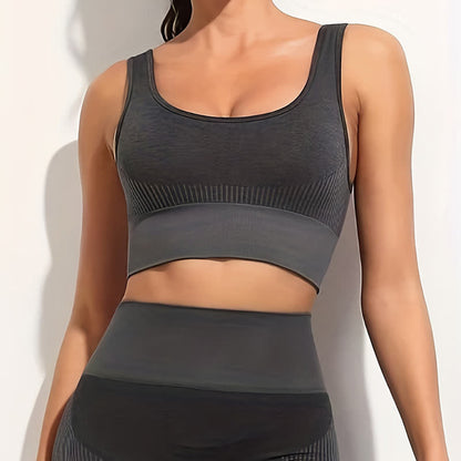 Shockproof Quick Dry Stripe Sports Bra(2 Packs)