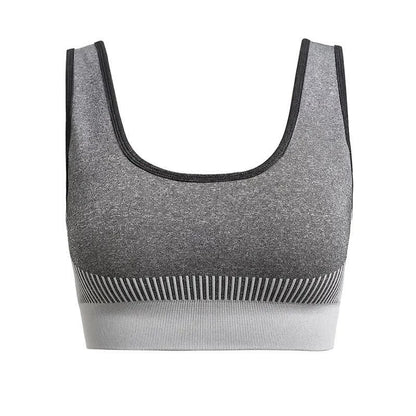 Shockproof Quick Dry Stripe Sports Bra(2 Packs)