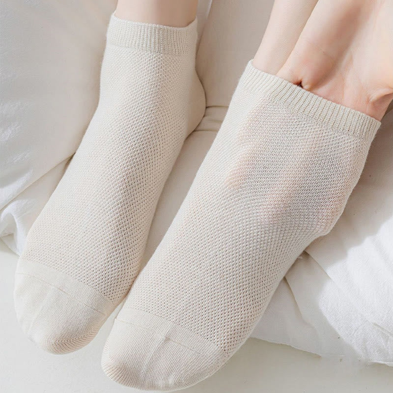 Mesh Breathable Ankle Socks(5 Pairs)