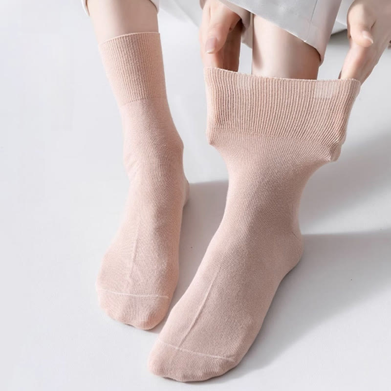 Plus Size Loose Quarter Socks(8 Pairs)