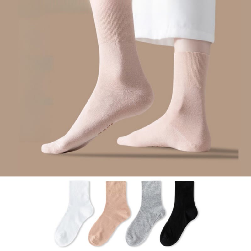 Plus Size Loose Quarter Socks(8 Pairs)