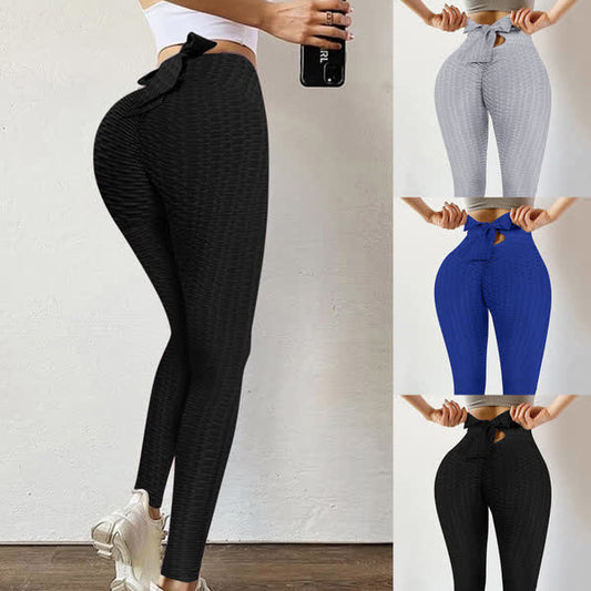 Bow Bubble Butt Lifting Sports Legging