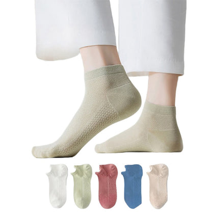 Mesh Breathable Ankle Socks(5 Pairs)