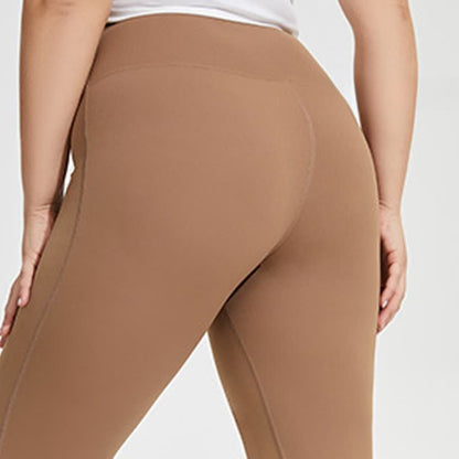 Solid Color Stretchy Yoga Flare Pants