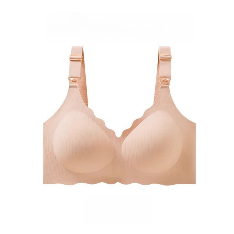 Full Cup Solid Color Wireless Nursing Bra