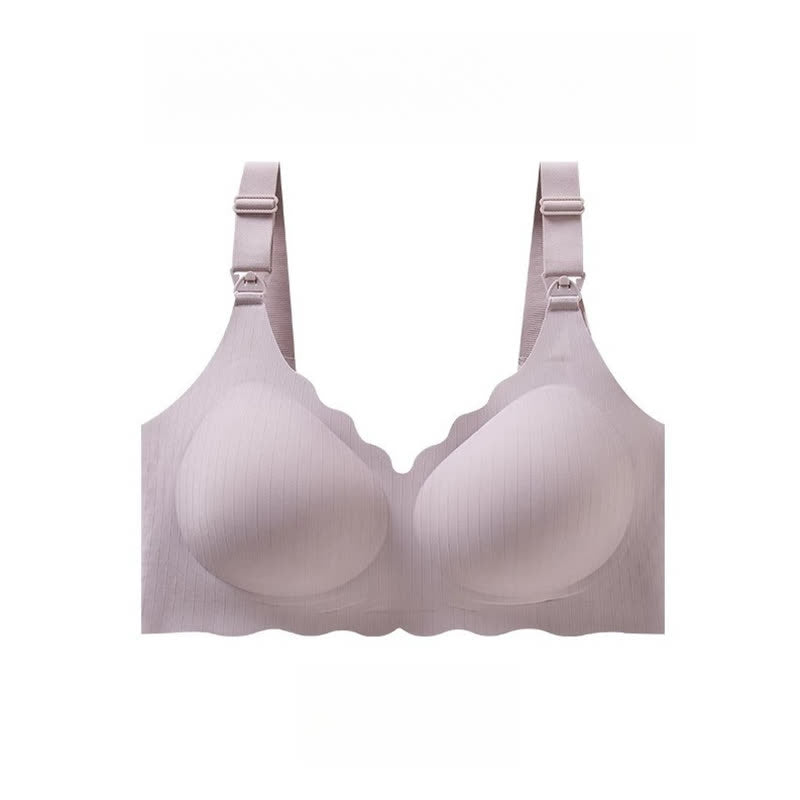 Full Cup Solid Color Wireless Nursing Bra