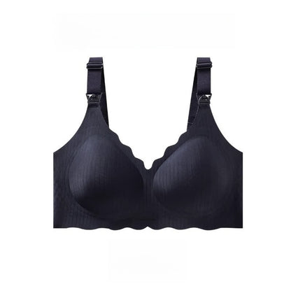 Full Cup Solid Color Wireless Nursing Bra