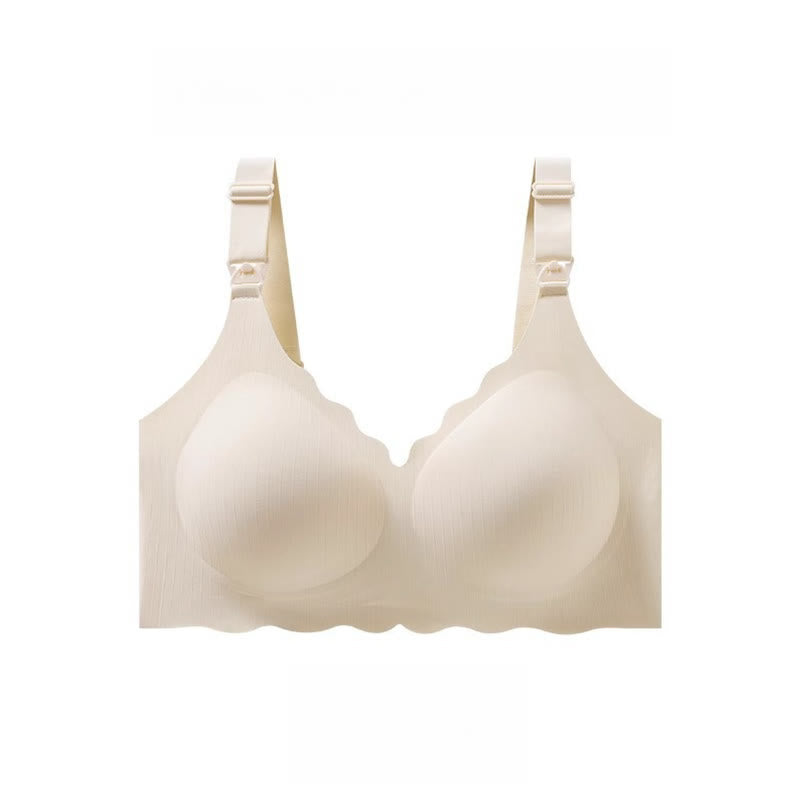 Full Cup Solid Color Wireless Nursing Bra